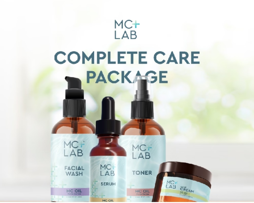 MC LAB - Complete Care Package - Facial Wash, Toner, Serum, & Acne Cream